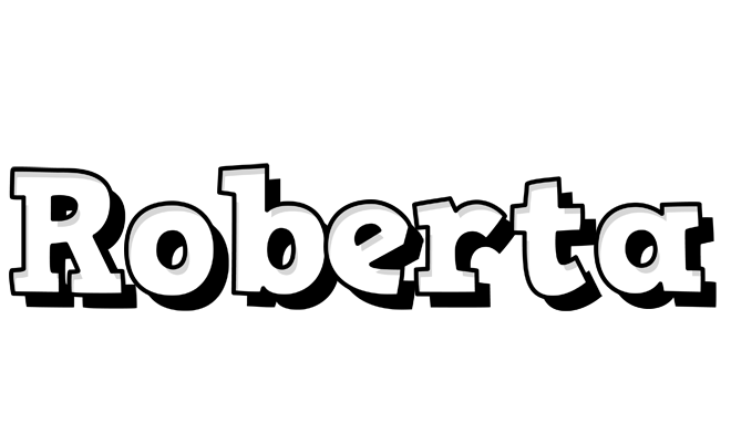 Roberta snowing logo