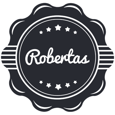 Robertas badge logo