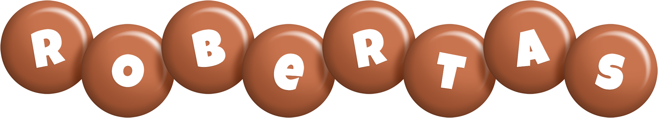 Robertas candy-brown logo