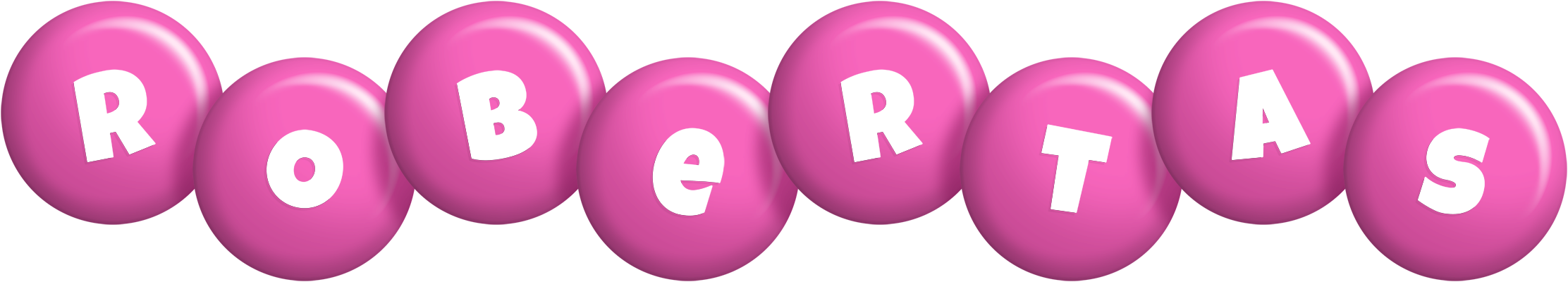 Robertas candy-pink logo