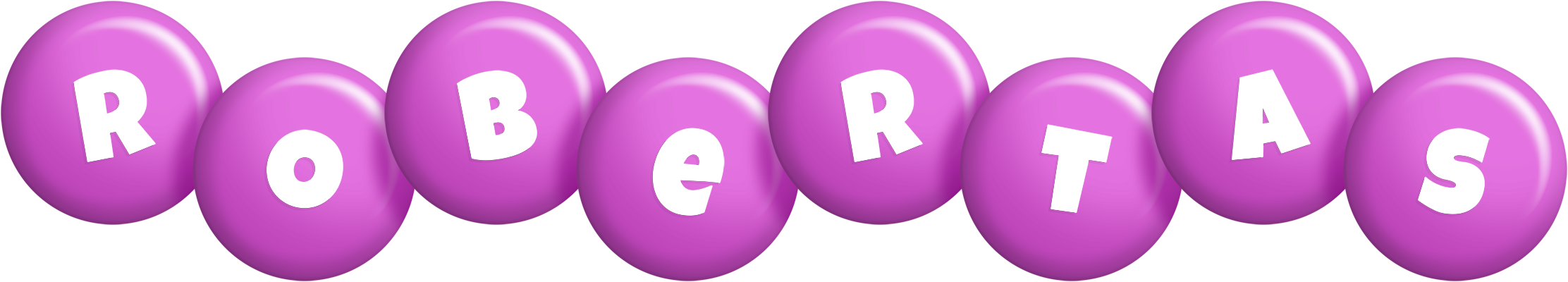 Robertas candy-purple logo