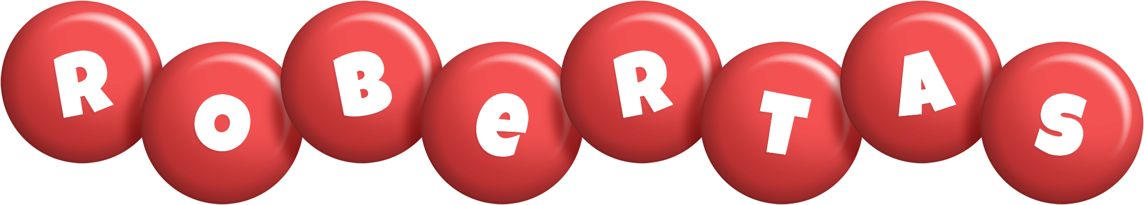Robertas candy-red logo