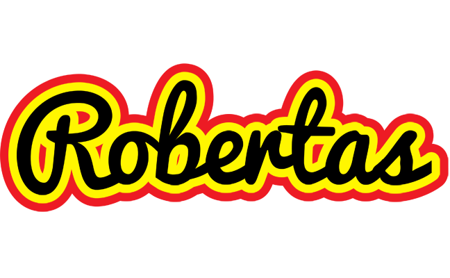 Robertas flaming logo