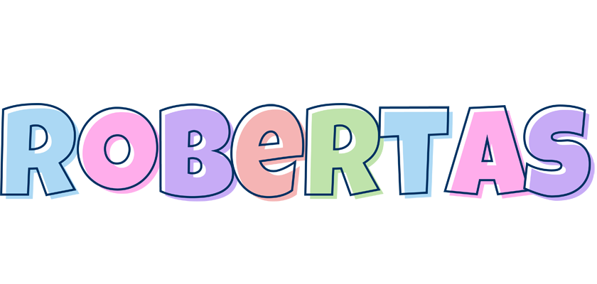 Robertas pastel logo