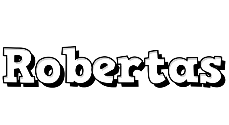 Robertas snowing logo