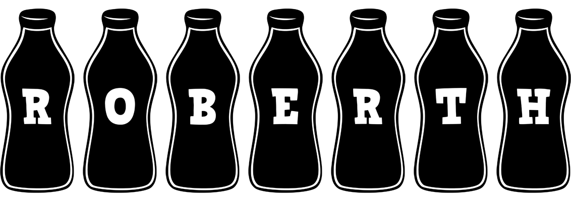 Roberth bottle logo