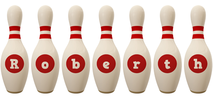 Roberth bowling-pin logo