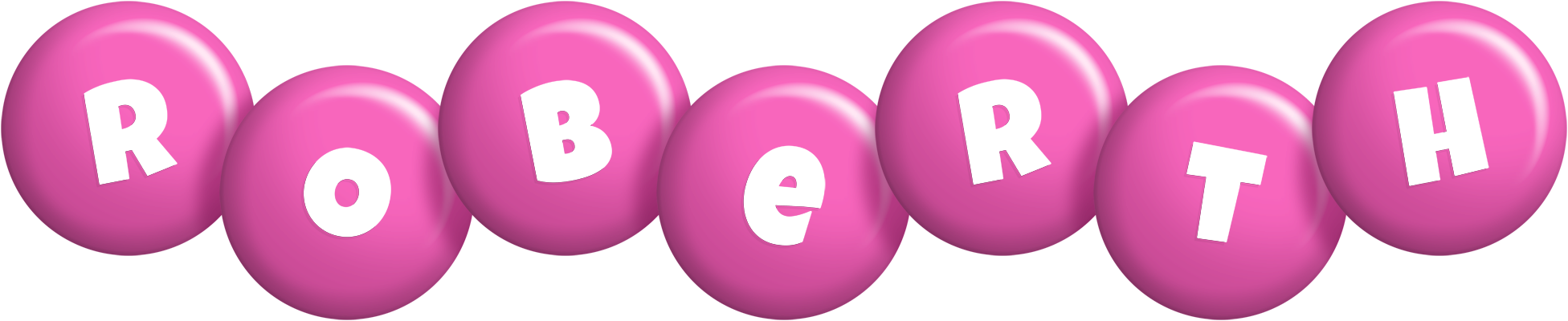 Roberth candy-pink logo