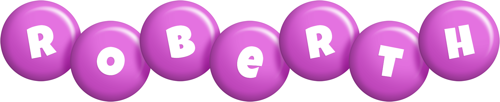 Roberth candy-purple logo