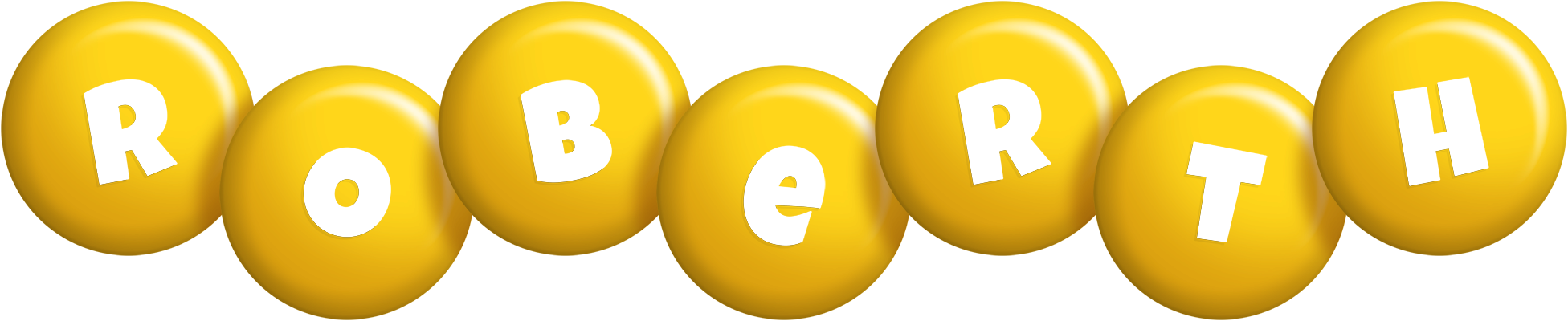 Roberth candy-yellow logo