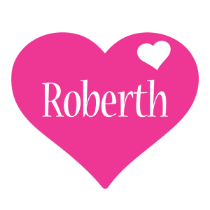 Roberth love-heart logo