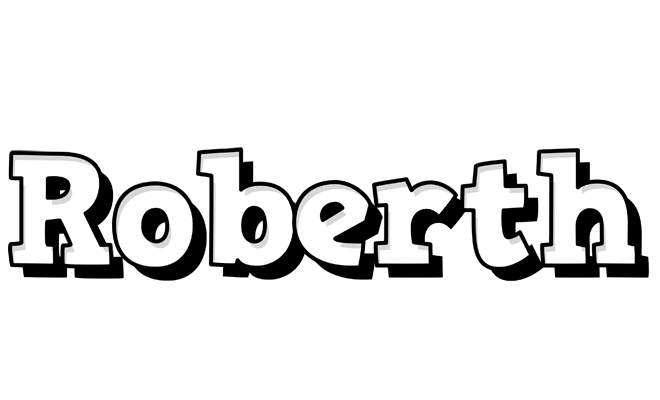 Roberth snowing logo