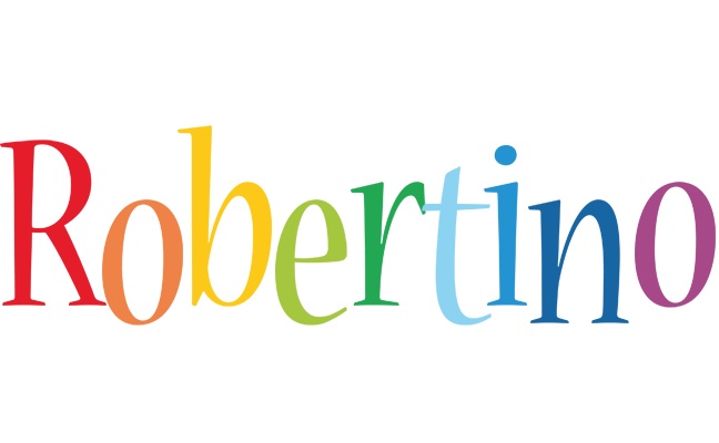 Robertino birthday logo