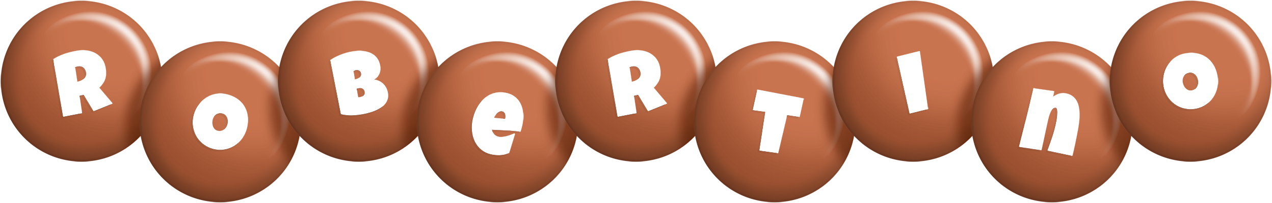 Robertino candy-brown logo