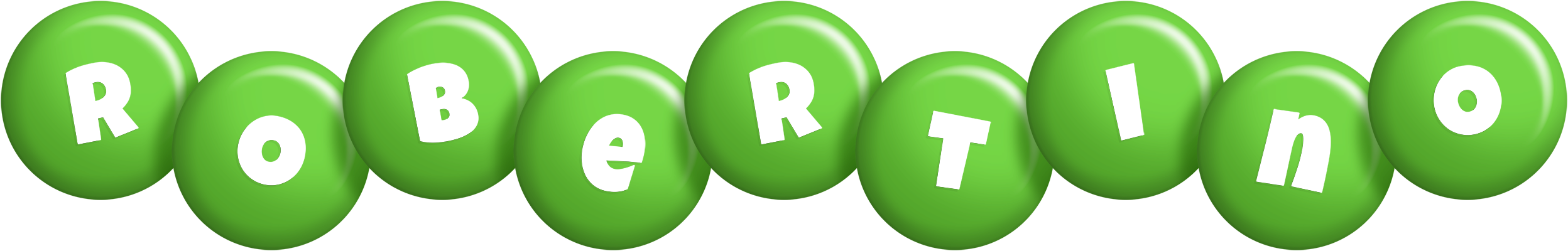 Robertino candy-green logo