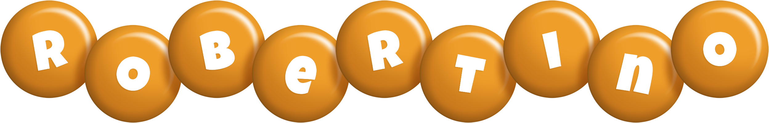 Robertino candy-orange logo