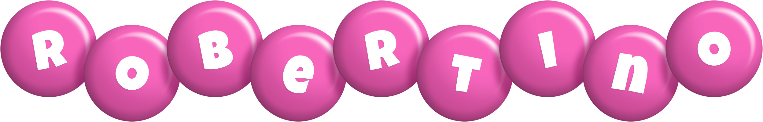 Robertino candy-pink logo