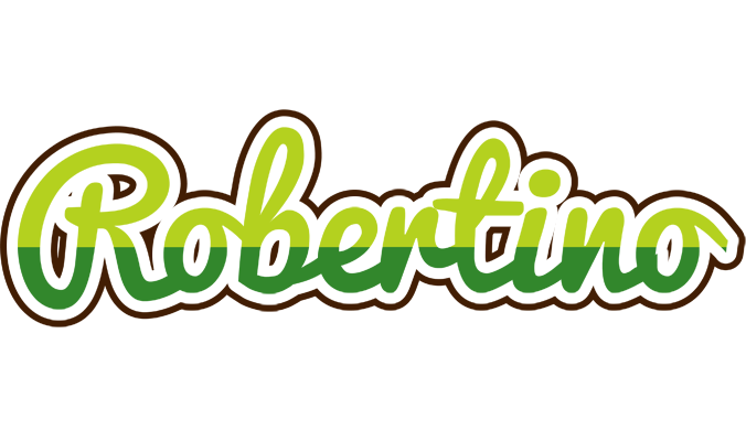 Robertino golfing logo