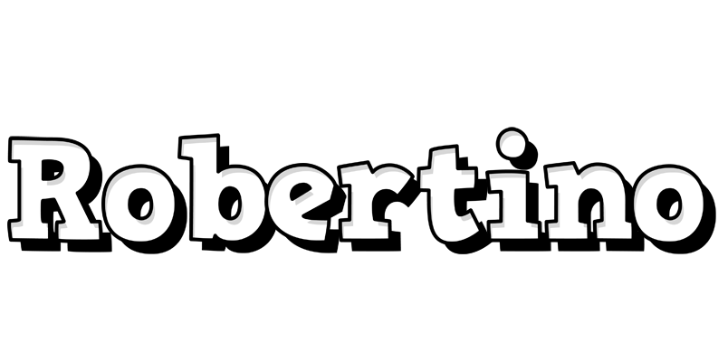 Robertino snowing logo