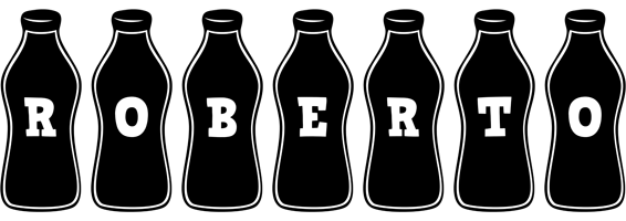 Roberto bottle logo