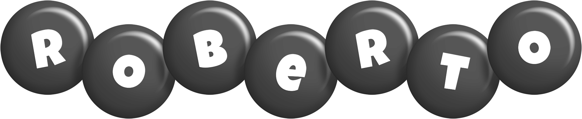 Roberto candy-black logo