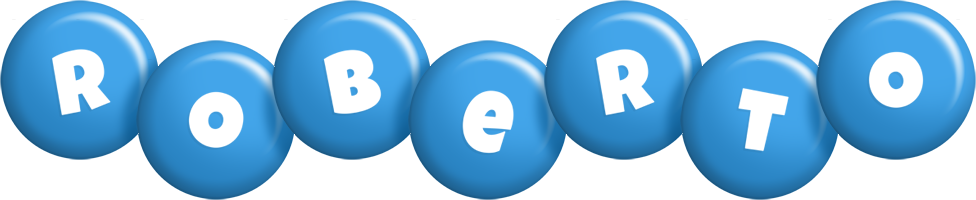 Roberto candy-blue logo