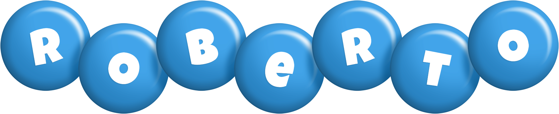 Roberto candy-blue logo