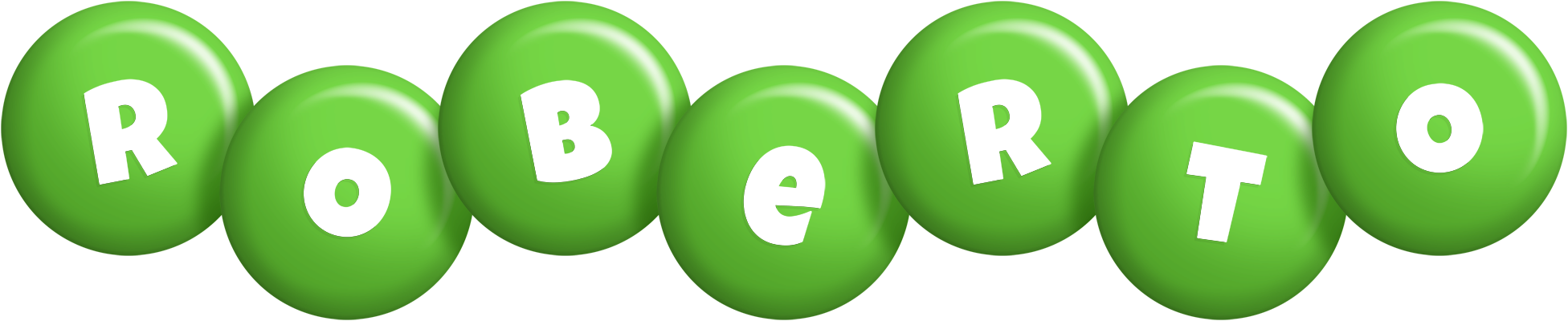 Roberto candy-green logo