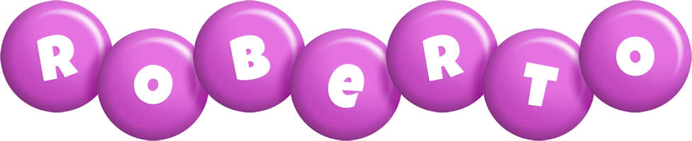 Roberto candy-purple logo