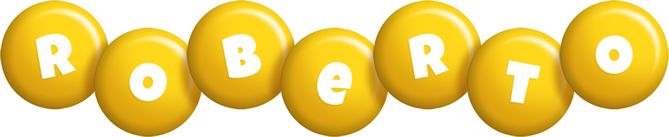 Roberto candy-yellow logo