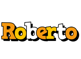 Roberto cartoon logo