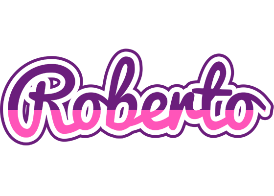 Roberto cheerful logo