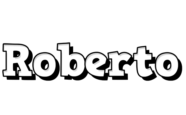 Roberto snowing logo