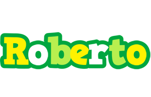 Roberto soccer logo