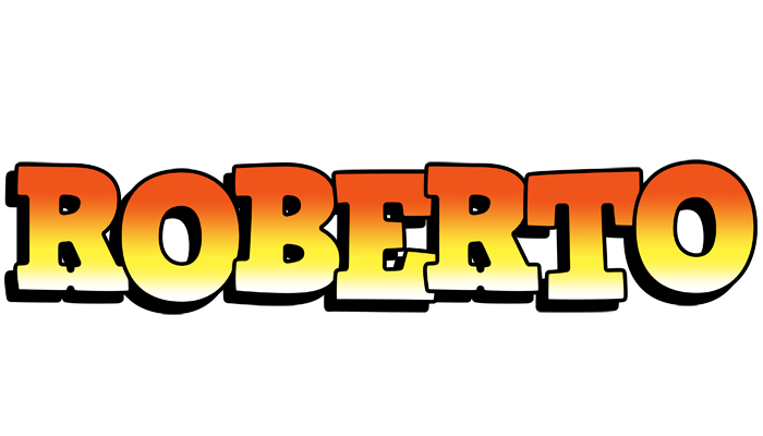 Roberto sunset logo