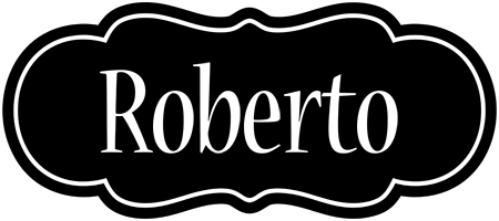 Roberto welcome logo