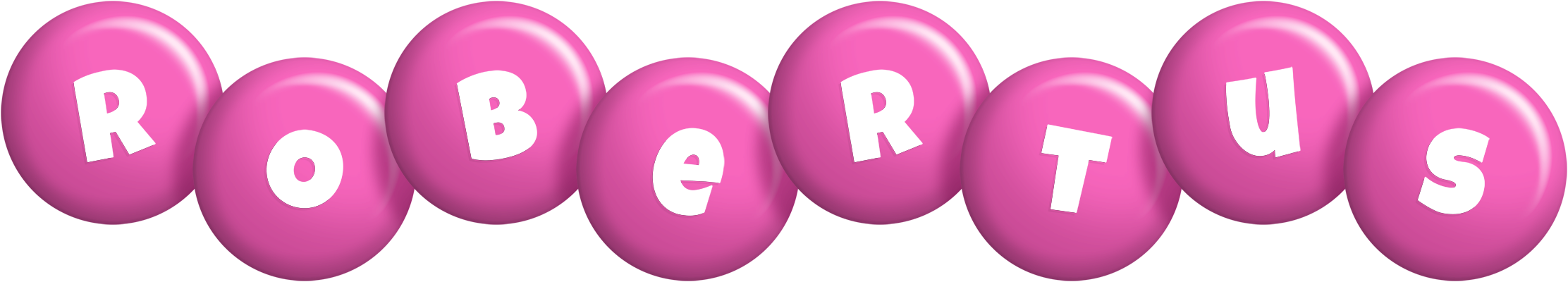 Robertus candy-pink logo