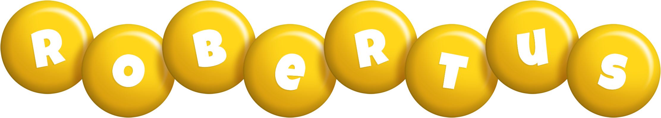 Robertus candy-yellow logo