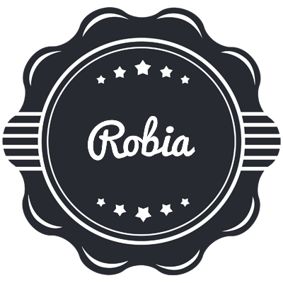 Robia badge logo