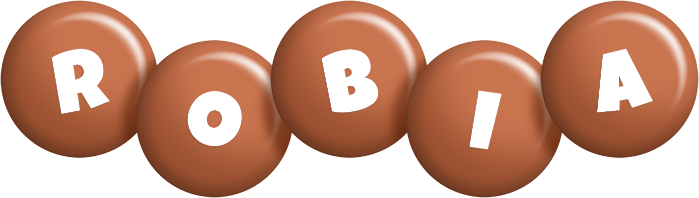 Robia candy-brown logo