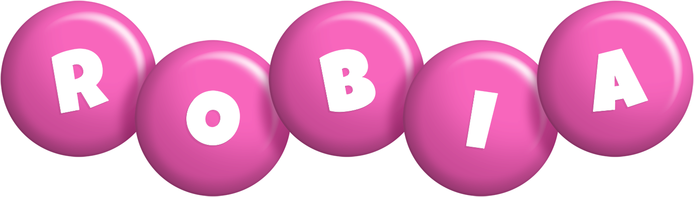 Robia candy-pink logo