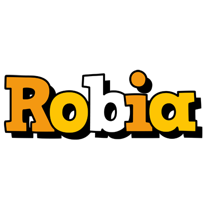 Robia cartoon logo