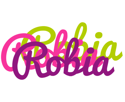 Robia flowers logo