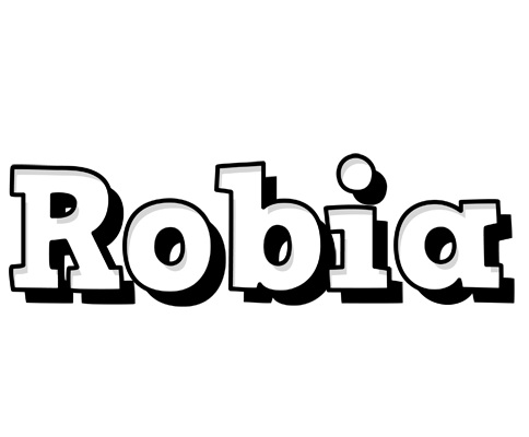 Robia snowing logo