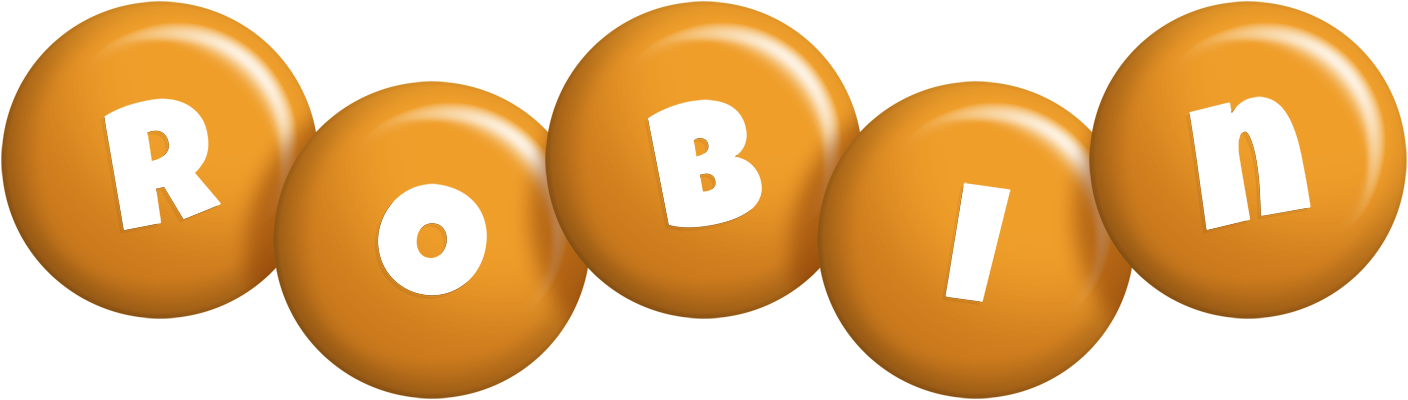 Robin candy-orange logo