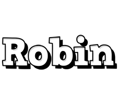 Robin snowing logo