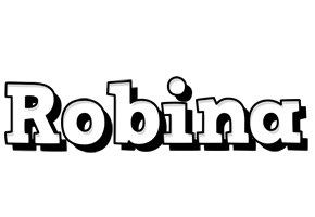 Robina snowing logo