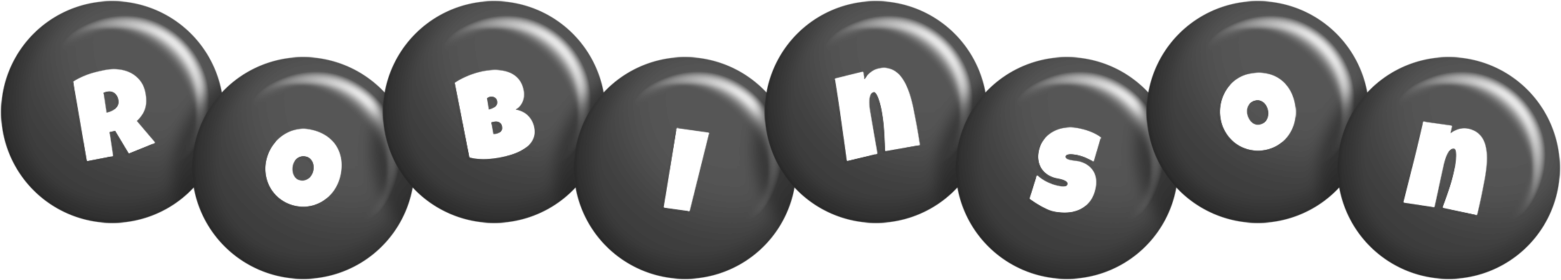 Robinson candy-black logo