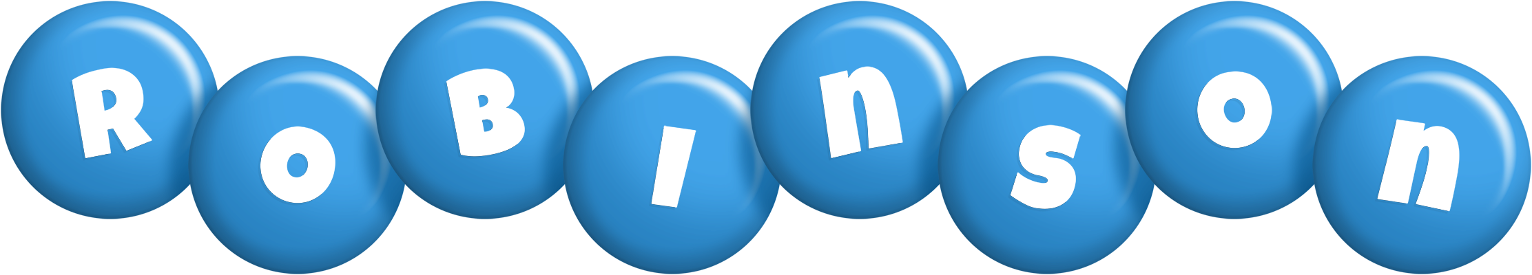 Robinson candy-blue logo