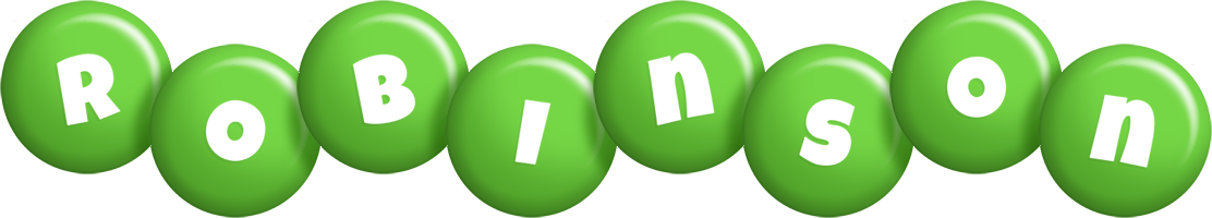 Robinson candy-green logo